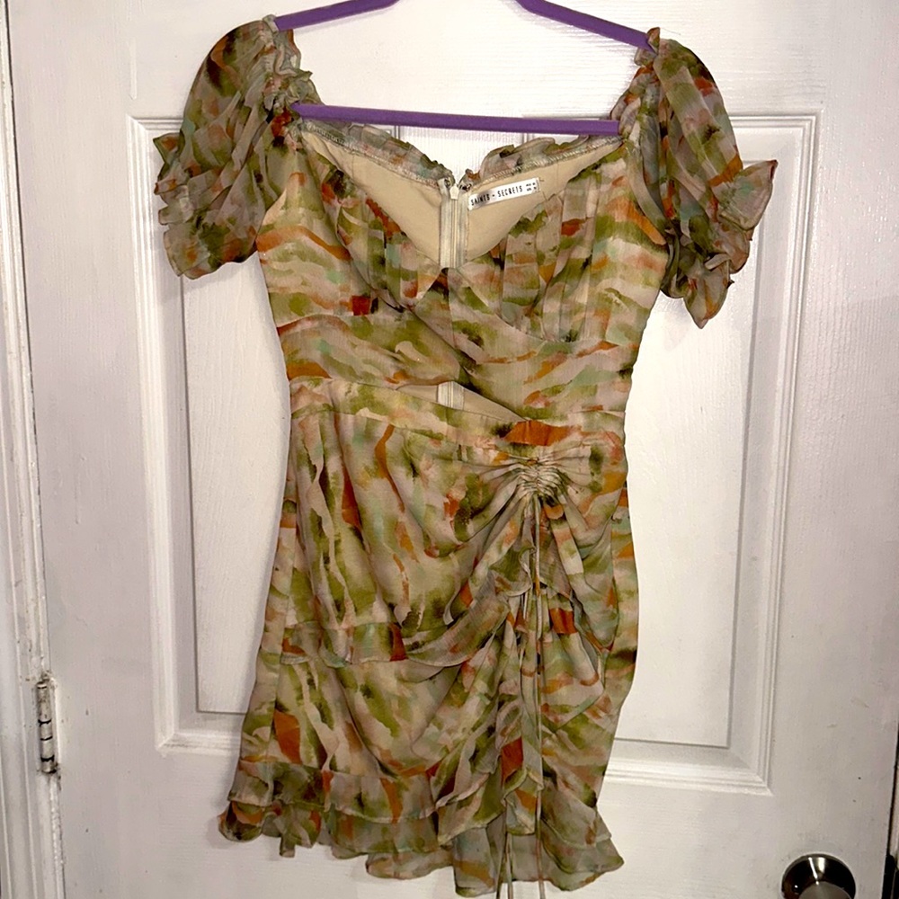 Sage green dress